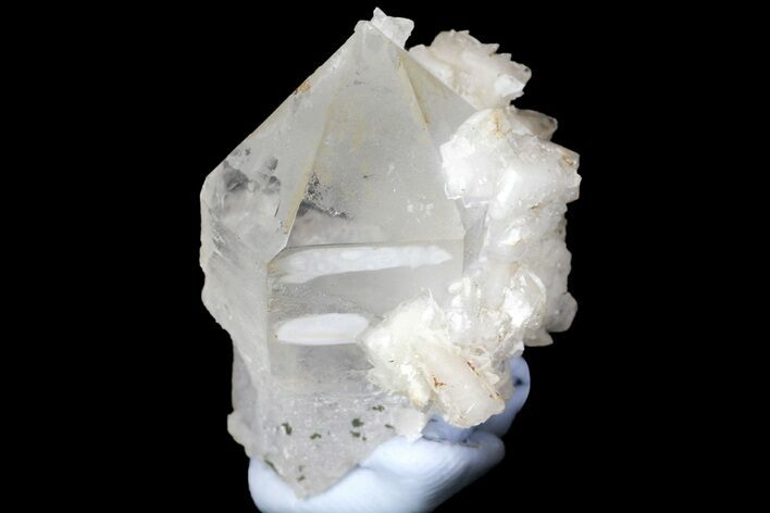 Quartz Scepter Crystal with Dolomite and Calcite - China #161624